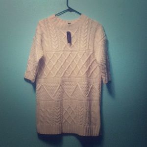 Forever21 Cream Sweater Top